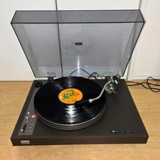 SANSUI SR-525 Direct Drive Turntbl w/Technics Cartridge EP Adapter Fully Works