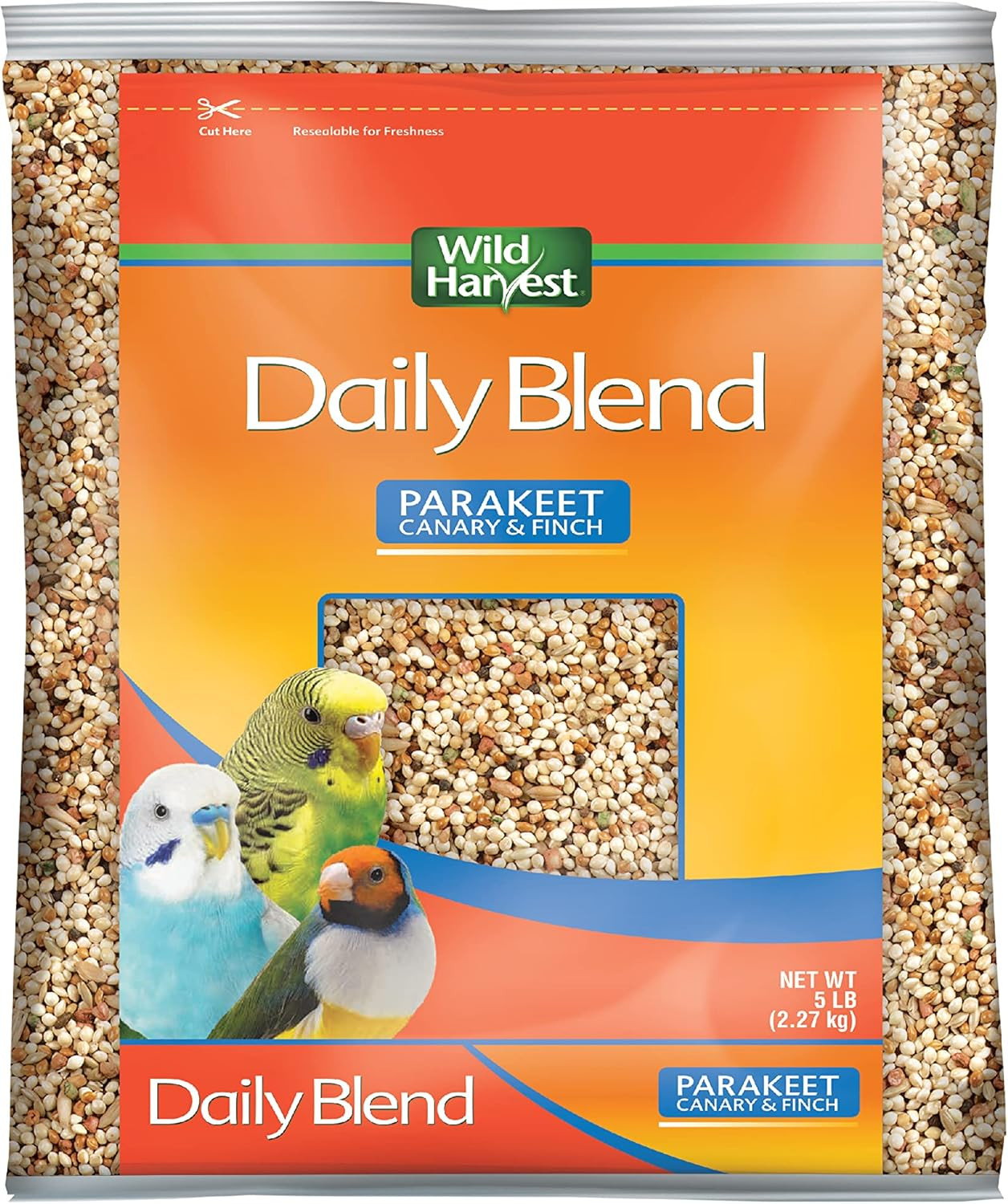 Wild Harvest Daily Blend Nutrition Diet Parakeet, Canary And