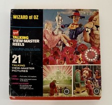 Vintage Wizard of Oz GAF Talking View-Master Reels 3 reels and story booklet
