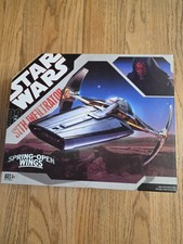 Star Wars 30th Anniversary Darth Maul Sith Infiltrator Spring-Open Wings NEW
