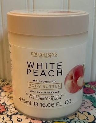CREIGHTONS WHITE PEACH MOISTURIZING BODY BUTTER 16.06 OZ cream