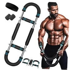 Twister Arm Trainer Pro - Adjustable Chest Workout Equipment & Blue 40-100 LBS