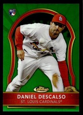 Daniel Descalso 2011 Finest Green Refractors #/199 #100 St. Louis Cardinals ESE