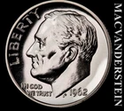 1962 Roosevelt Dime- Silver- Choice Gem Proof Luster- No Reserve #K560