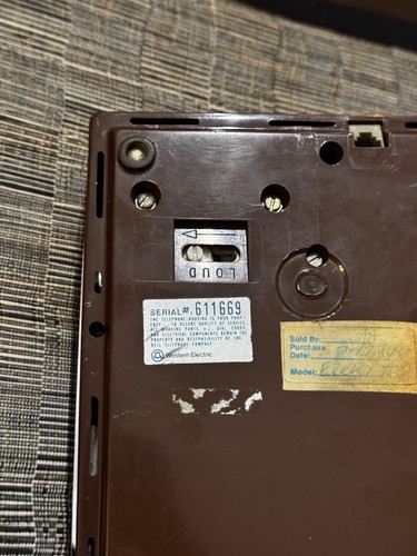 Vintage Western Electric Faux Alligator Schlangenhaut Touch Ton Tischtelefon - getestet - Bild 23 von 23