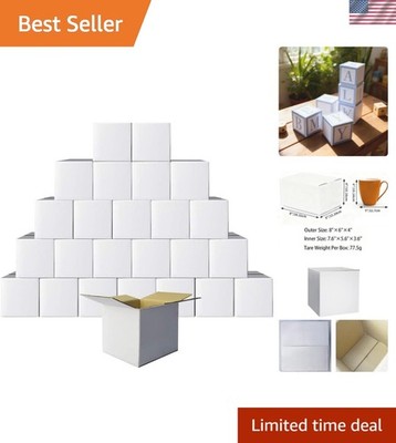 Durable 6x6x6 Corrugated Mailer Boxes - Perfect for Small Item Shipping