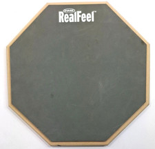 Evans 12-inch RealFeel Practice Drum Pad 2-Sided Very Good Used Condition