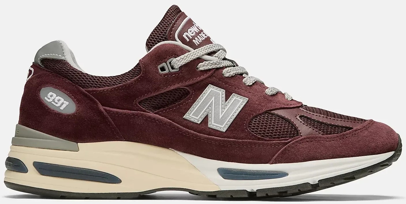 Size 5.5 - New Balance 991v2 Made in England Catawba Grape for 