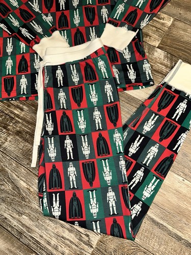 Hanna Andersson Star Wars Christmas Pajama Pants Set Size Medium - Picture 2 of 18