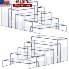 Acrylic Riser Display Stand Set Jewelry Cosmetics Kitchenware Party D cor New