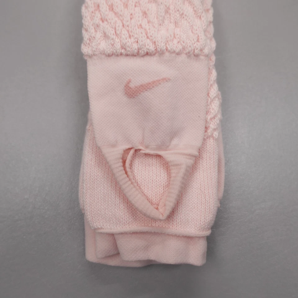 Calentadores de piernas con estribos rosa Nike Studio Dri-Fit para mujer OSFM SX7829-682 Foto 3 de 4