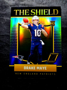 2024 Panini Zenith THE SHIELD Silver Prizm Holo RC Drake Maye Rookie CASE HIT 💥