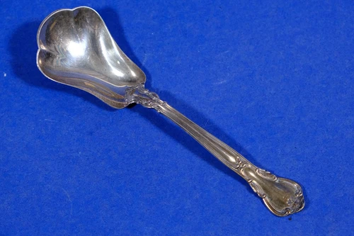 1 x Gorham 1950 Chantilly Sterling Sugar Shell Spoon 6" No Mono