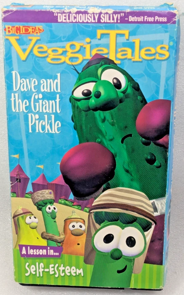 VeggieTales Dave And The Giant Pickle (VHS, 1999, BigIdea) - Image 3 of 4