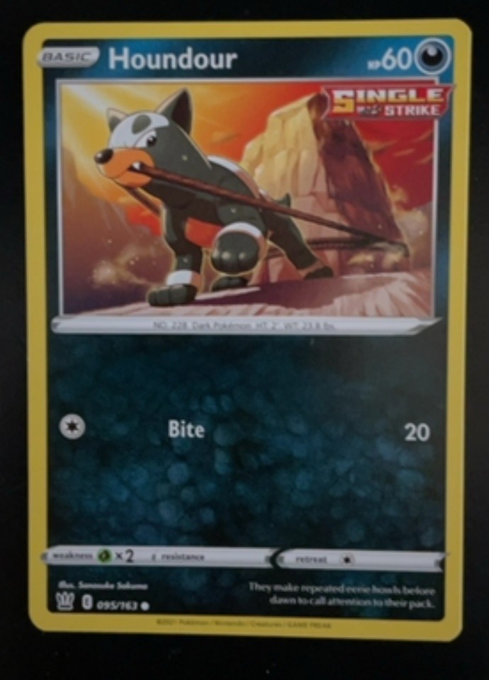 Houndour Common Sword & Shield Battle Styles 95/163