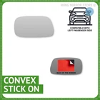 Left hand Passenger side for Toyota Avensis 1997-2003 stick-on mirror glass