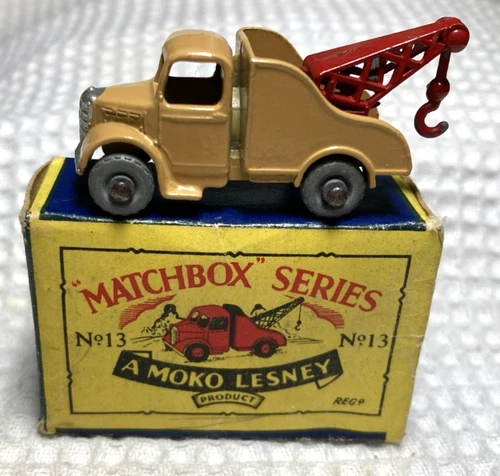 Matchbox/Lesney #13A BEDFORD WRECK TRUCK, Type B Box, in Mint condition!
