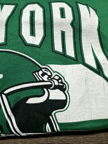 Vintage New York Jets T-Shirt 80s Football Jersey Style By Garan USA Medium New - Picture 11 of 12