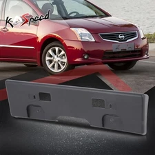Front Bumper License Plate Mounting Bracket Holder Cover for 10-12 Nissan Sentra