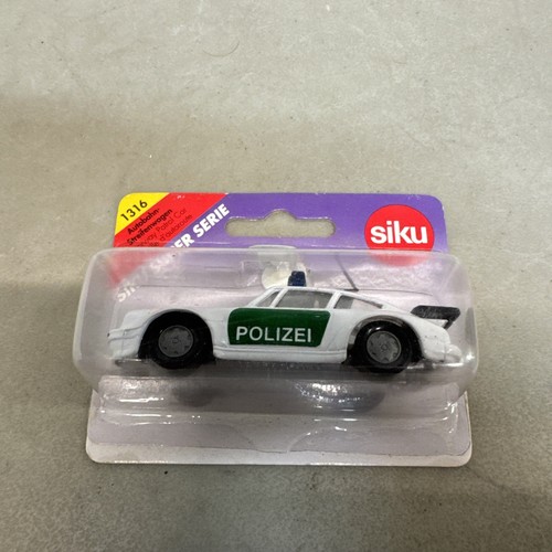 Siku Porsche 911 Turbo Autopista Patrol Car Police Super Series 1316 - Imagen 2 de 8