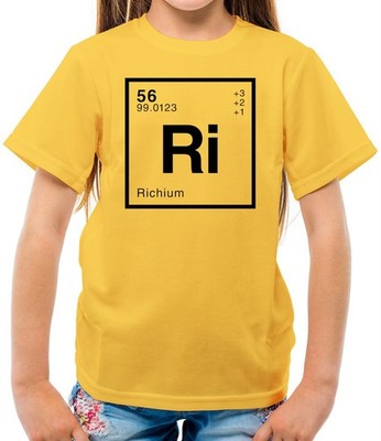 Rich Periodic Element - Kinder T-Shirt - Nachname Vorname Wissenschaft Richard