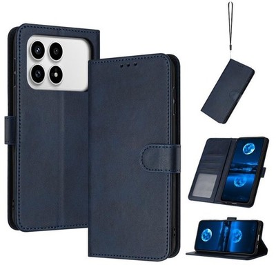 Textured Leather Flip Case For Redmi K90 / Poco F8 Pro