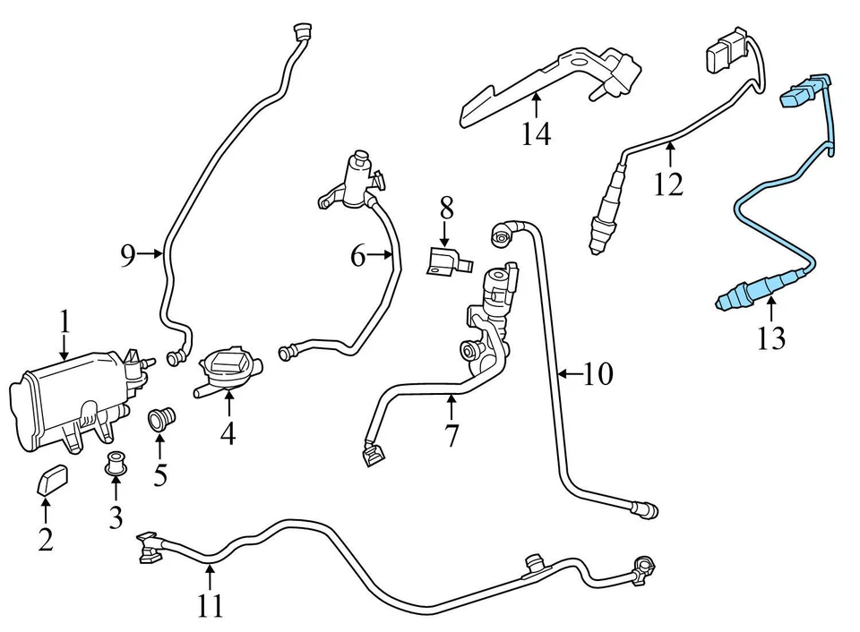 BMW 330E 2016-2018 - Sensor de oxígeno/o2 8631049 Foto 3 de 4