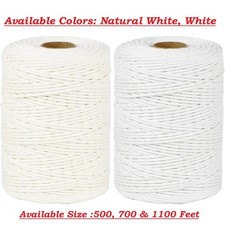 Cotton Butchers Twine String 2Mm Twine for Cooking Food Safe Crafts Bakers Kitch