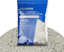 Clumping Cat Litter, Premium Bentonite Cat Litter Sodium-Based, Dust-Free, Stron