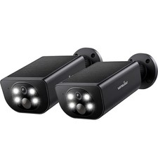 Wansview Outdoor Solar Security Camera Wireless 2K WiFi for Home Ai Detection