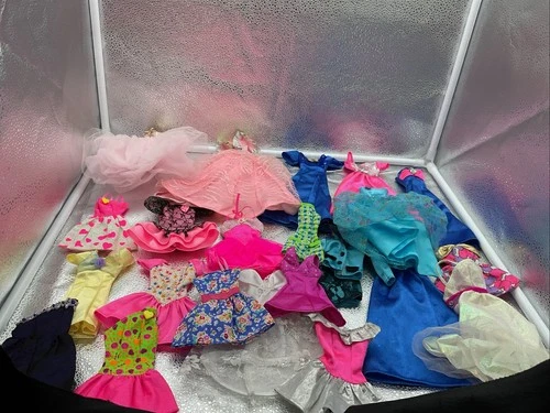 Rare vintage 80s / 90s Mattel Barbie Fashion Dresses Superstar Era As Is Auction