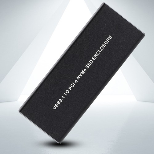 M.2 NVME To USB3.1 Portable Metal Hard Disk Box M2 SSD PCIE To TypE C SSD En NEW - Afbeelding 2 van 11