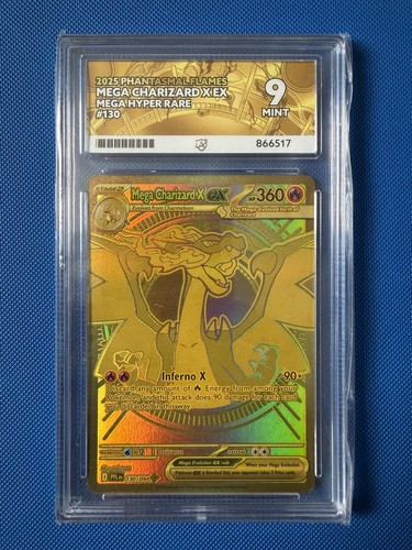 Mega Charizard X ex graded ACE 9 for sale on eBay