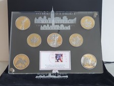 Wall Street Investment 7 x 1 Oz. Unze 999. Silber Gold Platin veredelt Set 2011