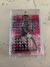 2024 Panini Mosaic Justin Jefferson #143 Camo Pink Mosaic Prizm 