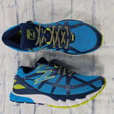 Zoot Diego Running Shoes Mens 12.5 Blue Navy Lime Mesh Cushioned Sneakers