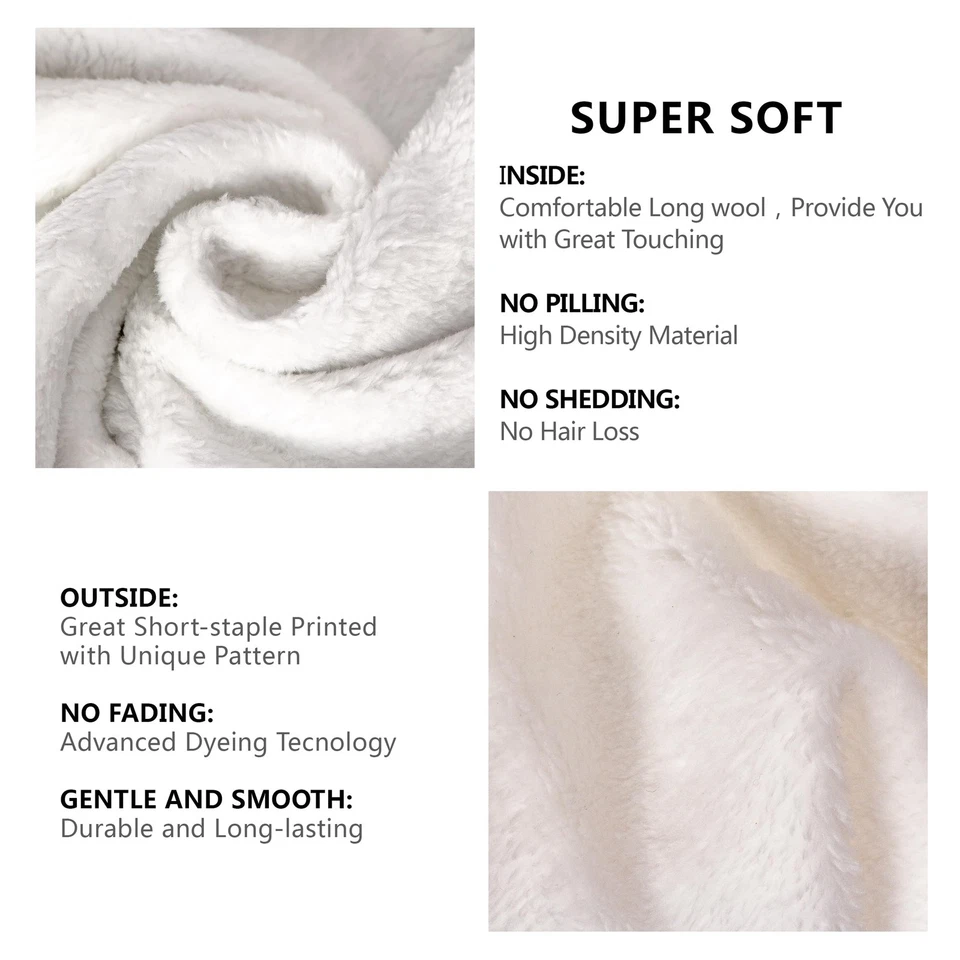 Manta con estampado de vaca de franela suave ligera de cuero de vaca manta occidental acogedora Wa Foto 2 de 4