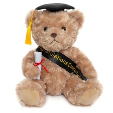 Graduation Gift Teddy Bear Stuffed Animal Plush Toy with Cap, Sash  Diploma,...