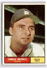 1961 Topps #37 Charlie Maxwell Detroit Tigers VG/EX