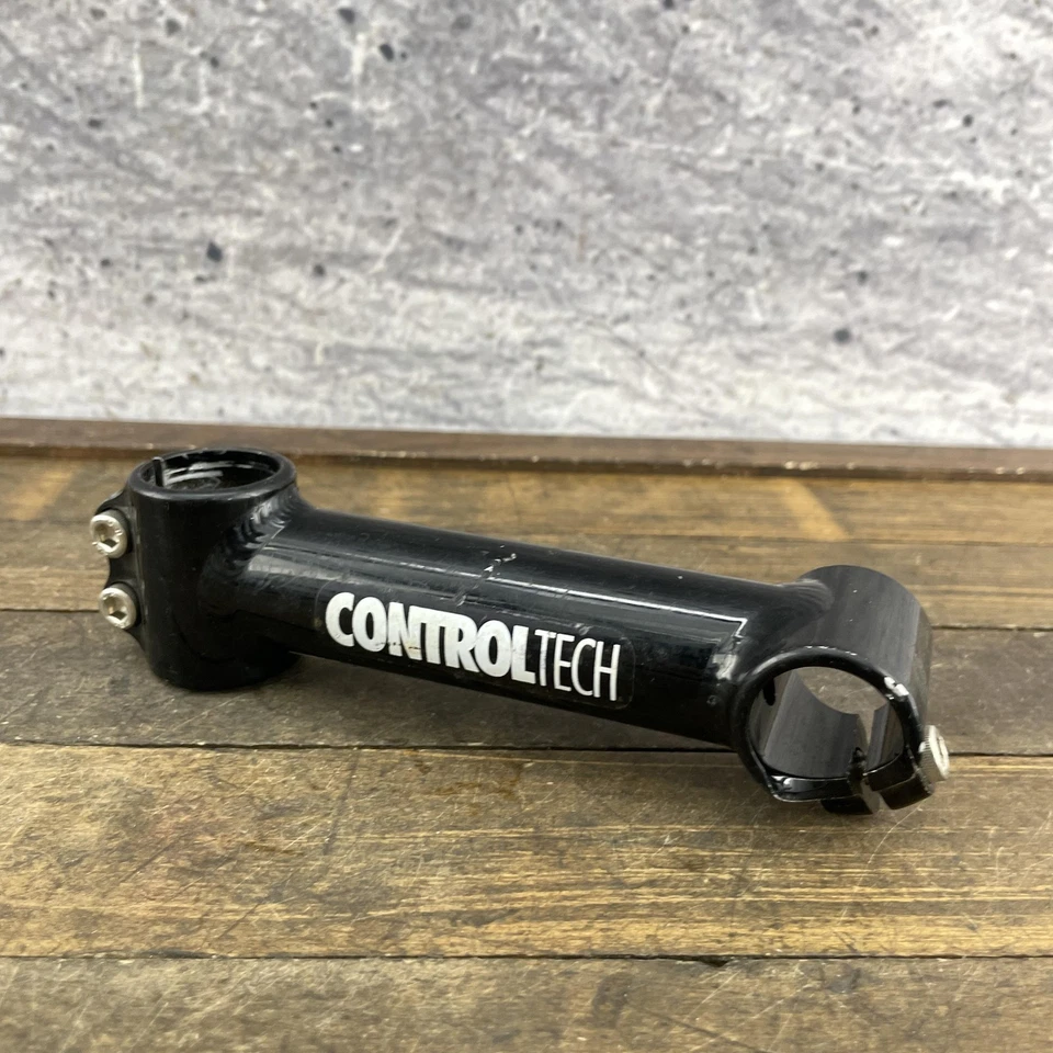 Vintage Control Tech Threadless Stem 1-1/8" Steerer 25.4mm Bar Clamp Black 140mm - Image 4 of 4