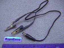 2.1MM MALE DC POWER PLUG CABLE PIGTAIL ALLIGATOR CLIPS CCTV BATTERY TERMINAL FIT