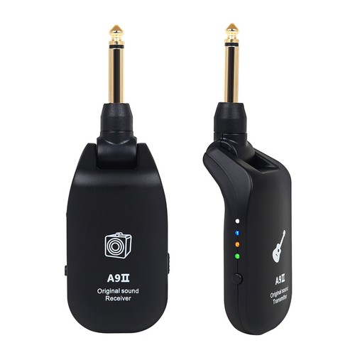 Rechargeable Wireless System for Guitar Transmitter Receiver 2.4GHz 4 Channel - Picture 2 of 12