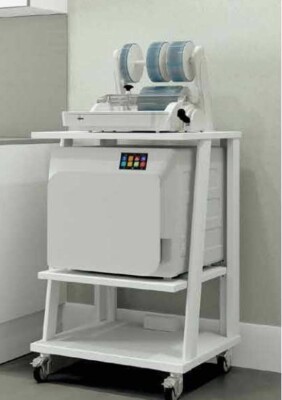 Trolley for autoclave sterilization
