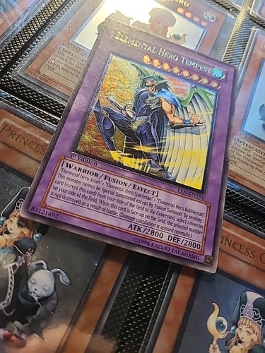 Yugioh Elemental Hero Tempest EEN-EN034 Ultimate Rare - Picture 2 of 8