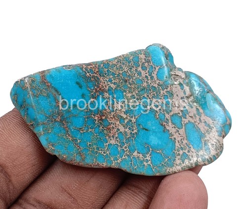 90,80 ct natürliche himmelblaue Türkis Platte ungeschliffen grober EGL lose Edelstein 5 ARG - Bild 7 von 8