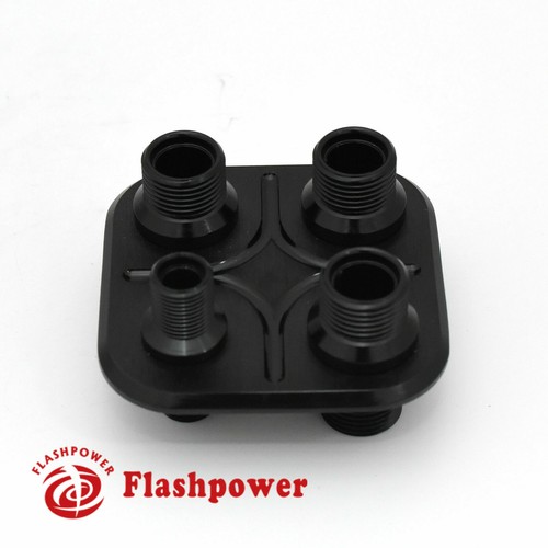 4-Port Billet Aluminum Firewall Heater & A/C Bulkhead Combo Hot Rod - Picture 1 of 3