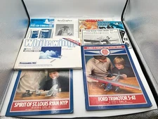 Lot Of 8 Vintage Aircraft Airplane Paper Card Model Kits - Fiddler's Green, Meta