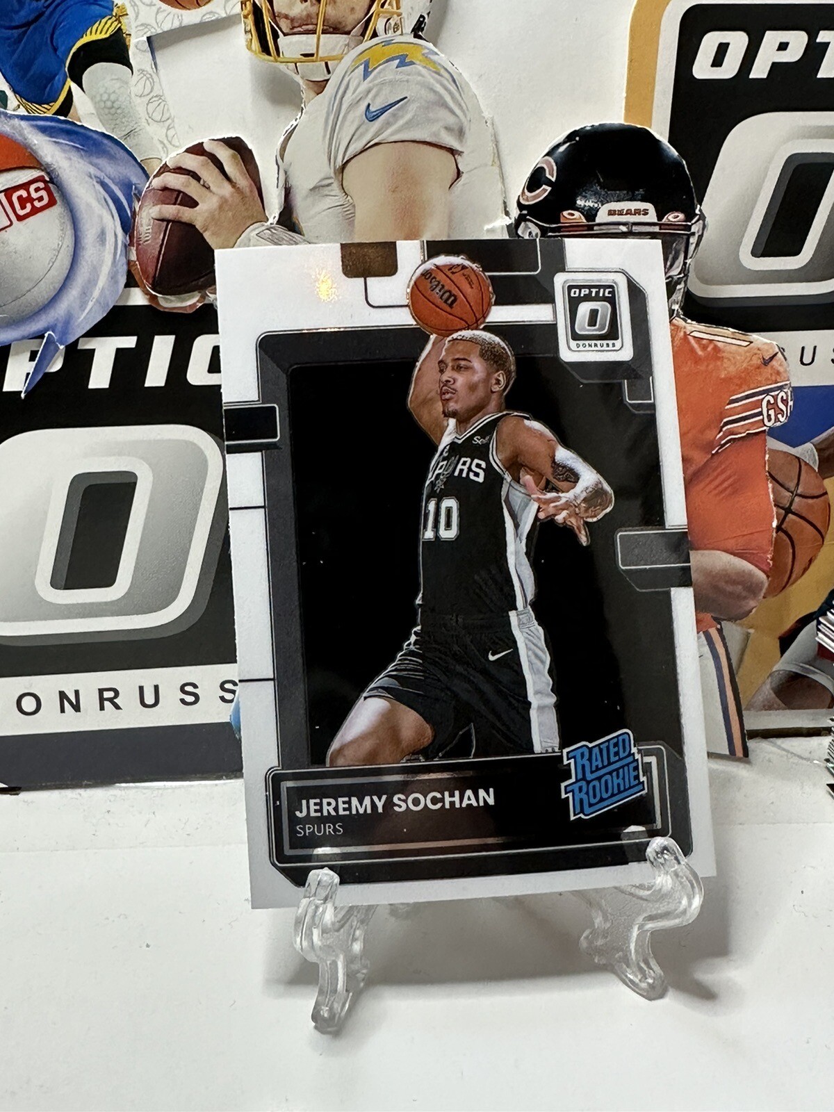2022 2023 Panini Donruss Optic Jeremy Sochan RC Rated Rookie Base Spurs C 236
