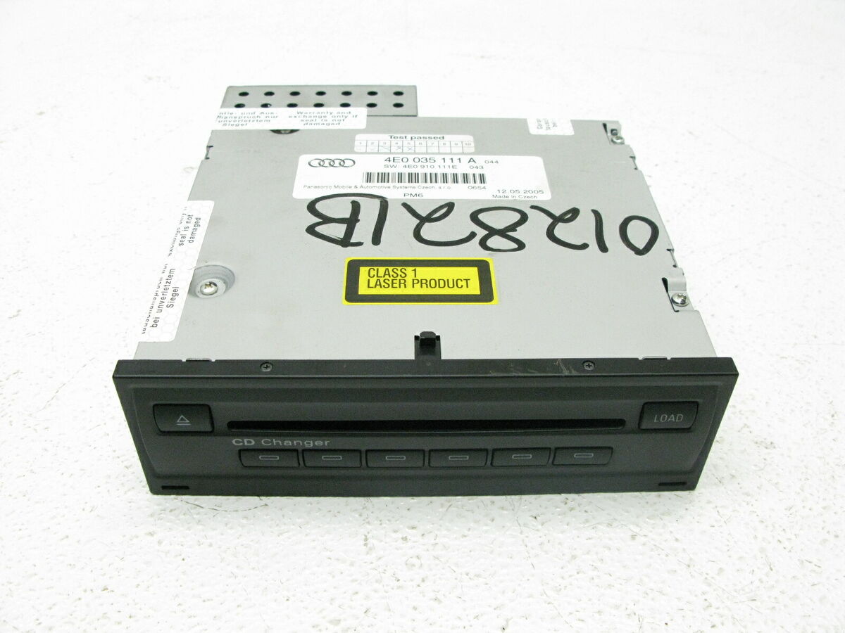 AudiA8 CDプレイヤー 03-10 AUDI D3 A8 A8L S8 QUATTRO AUDIO SOUND CD COMPACT DISC