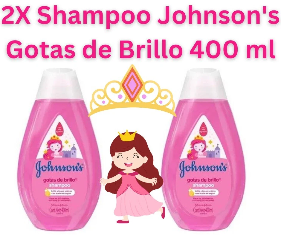 2X Shampoo Johnson's Gotas de Brillo 400 ml
Opens in a new window or tab